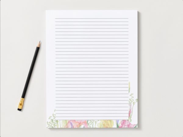 floral-notepad-lined