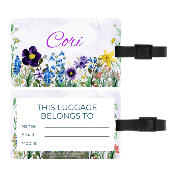 Garden Luggage Tag garden-lug-tag