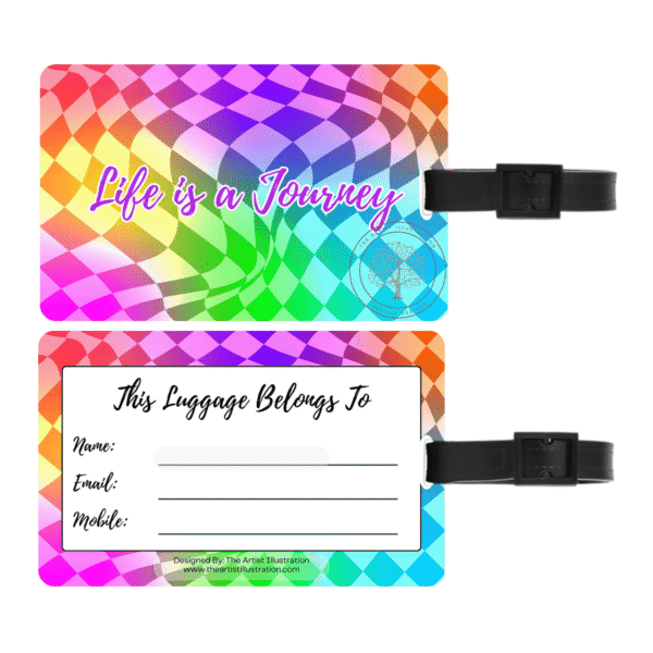 Life Is A Journey Luggage Tag life-is-a-journey lug-tag