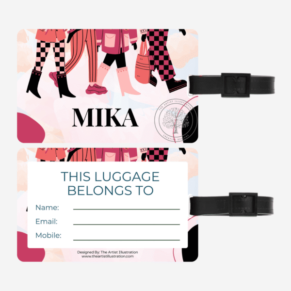 On The Move Luggage Tag on-the-move lug-tag